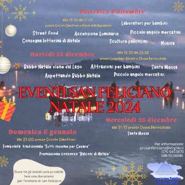 playbill Events San Feliciano Christmas 2024 - Magione